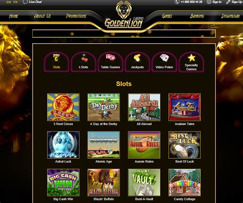 golden lion casino no deposit code